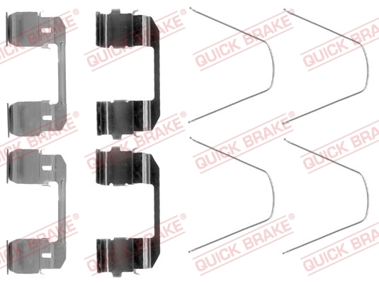 Accessory Kit, disc brake pad